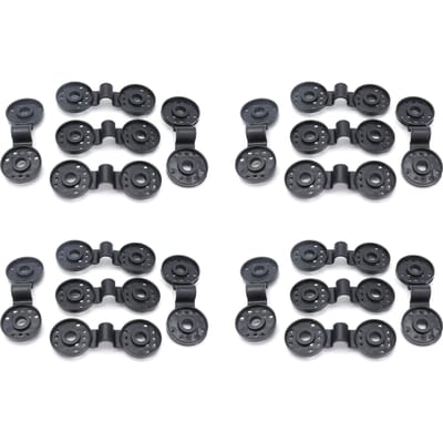 20 Stuks Schaduwdoek Klemmen Zwart Zonnescherm Doek Bevestigingsmiddelen Kas Klemmen Gereedschap Accessoires gray