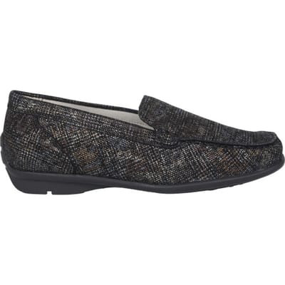 Waldläufer Harriet - dames moccasin - Zwart - maat 35.5 (EU) 3 (UK)