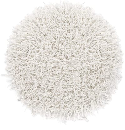 Heckettlane Badmat Busto - Badkamermat - Bidetmat - Antislip tapijt - 60 cm - Rond - Wit
