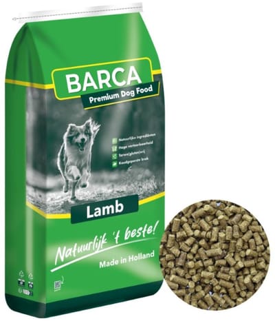 Barca Premium Lamb - Hypoallergeen koudgeperst hondenvoer - 20 kg
