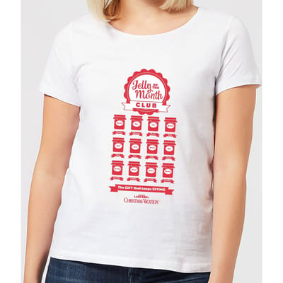 National Lampoon Jelly Of The Month Club Women's Christmas T-Shirt - White - S