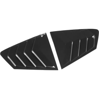 Ensemble 2 Pièces Persiennes de Lunette Latérale Arrière de Voiture Noir Brillant Remplacement pour Mazda 3 Axela Berline 4 Portes 2020‑2021 gray