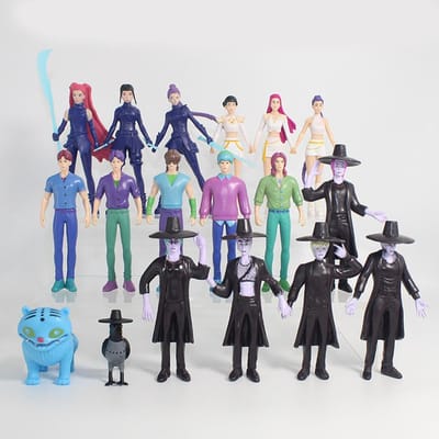 Anime Actiefiguur Speelgoed Derpys Tijger Rumi Mira Zoey Sussy Figuur Poppetje Voor Fans Cadeau Verzameling gray