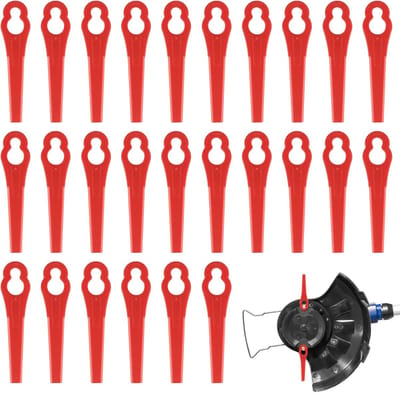 SnelShoppen - Pack van 120 Plastic Gras Trimmer Blades, Vervangende Messen voor Grastrimmer, Hoogwaardige ABS, Voor Tuinonderhoud, Grasmaaien, Accesso