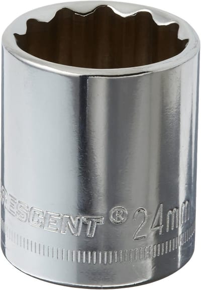 24mm Half Inch Dop met 12 Punten voor Momentsleutel