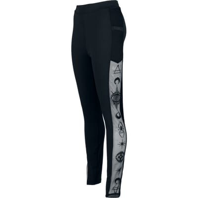 Gothicana by EMP - Gothic Legging - The Void - S tot XXL - voor Vrouwen - zwart