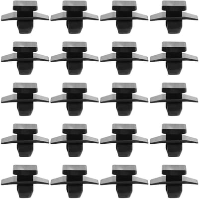 Dailygoody - Achterwielkast Clips - Vervangingsclips voor Auto - Wit - Moulding Trim Clips - 20 Stuks - Geschikt voor Honda Civic en CR-V