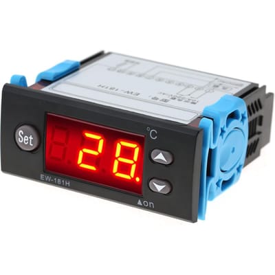 EW‑181H Contrôleur de Température Numérique Thermostat EW‑181H Mètre de Contrôle de Température blue