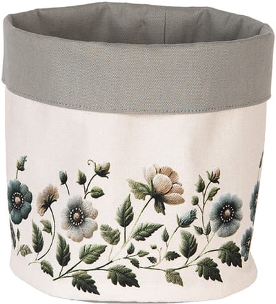 Clayre & Eef Broodmand Ø 15x16 cm Beige Katoen