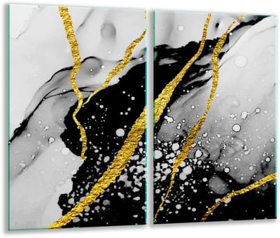 TMK ArtDeko - Snijplank - Glas - 2x 30cm - 52cm