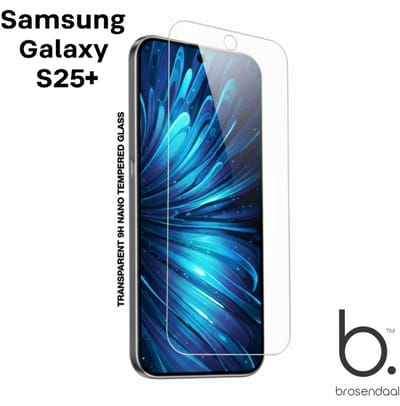 Brosendaal Screenprotector geschikt voor Samsung Galaxy S25plus - 9H Nano Coating - Ultradun - Maximaal Kras- en Valbestendig