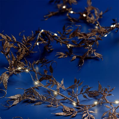 Micro LED guirlande brons - 150 cm lang met 30 LED's