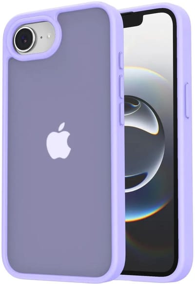 Hoesje Geschikt voor Apple iPhone 17e / 16e - Matte Back Cover - Paars