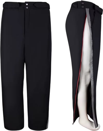 Winter Motorbroek Heren – Waterdichte & Winddichte Motorbroek met Kniebeschermers, Thermische Motorlegging voor Motor Rijden, Fietsen en Outdoor Gebruik-3XL