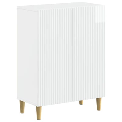 vidaXL - Badkamer - Opbergkast - ARNHEM - Hoogglans - Wit - 59,5 - x - 31 - x - 80 - cm
