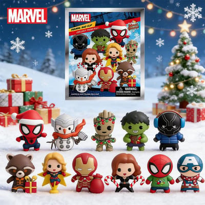 1 ST Marvel Officieel Gelicentieerde Avengers 3D Figuur Blind Box Sleutelhanger Clip Anime Figuur Duurzame Sleutelhanger Anime Verzamelaar Rugzak Kering gray