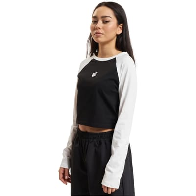 Rocawear - Contrast Longsleeve top - XS - Zwart/Wit