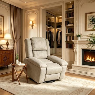 Elektrische Relaxstoel - Stoel met Voetensteun - Ontspannen Thuis - 8-Punts Massagefunctie - 152 x 102 x 138 cm - Bruin