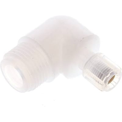 6x4mm & G1/2'' PFA L-Vorm Snijringkoppeling Buitendraad 10bar