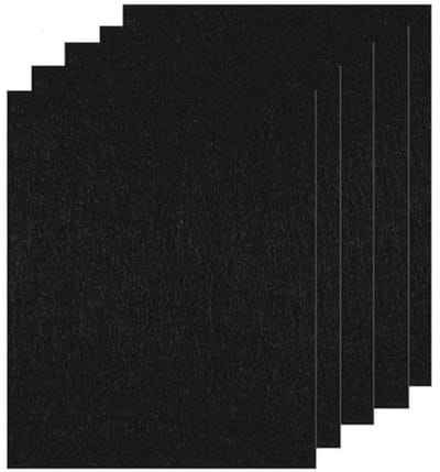 Zelfklevende Viltglijders voor Meubels - 5 Stuks, 30x20 cm, Zwart, Hoogwaardige Meubelbescherming