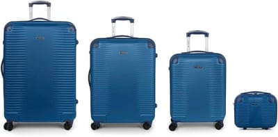 Koffer Set - Reisbagage Koffers - Reizen Organiseren - 4-delige Set - 55 x 33 x 77 cm - Zwart