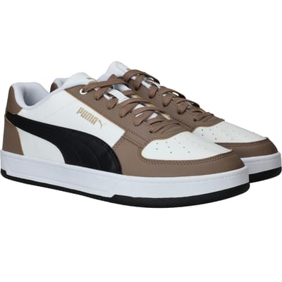 PUMA Puma Caven 2.0 Unisex Sneakers - Totally Taupe-PUMA Black-PUMA White
