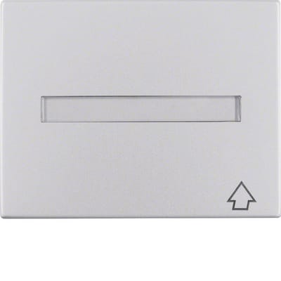 Hager Berker aluminium tussenring met scharnierend deksel - 11547103