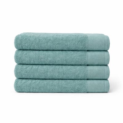 Saphira FRESH Handdoeken – 30x50 cm – Set van 4 – Groen – 100% Katoen – Ultra Zacht – Hoog Absorptievermogen – Sneldrogend – Hotelkwaliteit