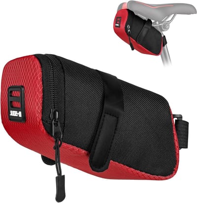 Fietszadeltas - Opbergtas - Fietsen - Licht waterdicht - Compact ontwerp - Rood