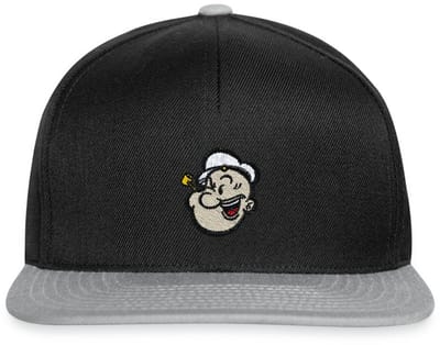 Popeye Als Borduurmotief Snapback cap