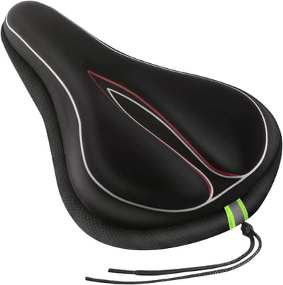 Dailygoods - Gevoerde Gel Fiets Stoelhoes voor Comfortabele Fietstochten - Unisex