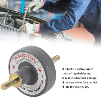 Dailygoods- Klepzittingslijpgereedschap 5 Zuigplaten - Ventiellepgereedschap - 1000/1250 Tpm - Universeel voor Kleine Motoren - Perfecte Pasvorm - Corrigeert Oppervlakte-Onregelmatigheden - Kleplepgereedschap