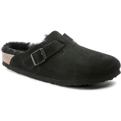 Birkenstock - Maat 38 - Boston Narrow Dames Clogs - Black