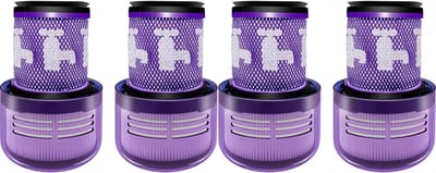 4 x HEPA V12 Filter geschikt voor Dyson V12 Detect Slim & Absolute motor filter.