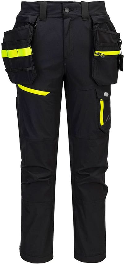 Portwest EV4 Broek met holsterzakken EV446 - Zwart - 42