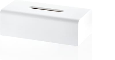 Tissiebox - STONE KB, mat wit.