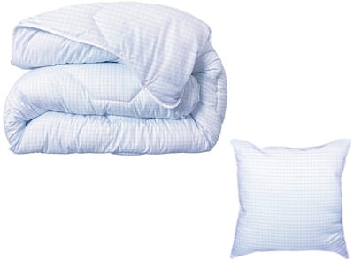 Vente-unique Set DODO dekbed 140 x 200 cm + 1 hoofdkussen 60 x 60 cm - Totale bescherming tegen huismijt - ANGE GARDIEN