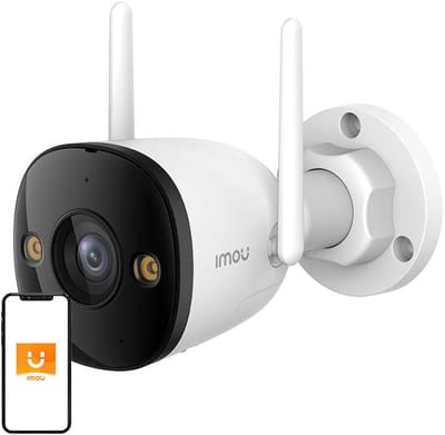 IMOU Bullet 3 2K Wifi Buitencamera - IP67 - AI Persoonsdetectie - Nachtzicht - Tweeweg Audio - Wit