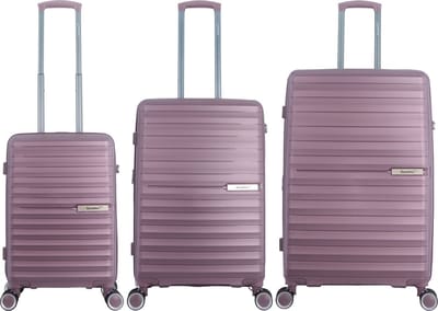 Saxoline Blue - Resort | Harde Koffer Set / Trolley Set / Reiskoffer Set - S/M/L - Paars - Paars / Set
