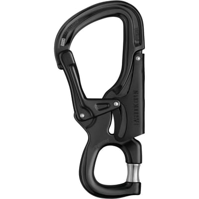 PETZL EASHOOK OPEN Automatic – Connector Black 25 KN