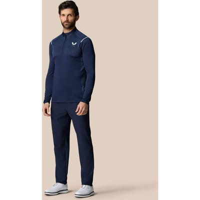 Golf Pinnacle Kwartrits Top - Marineblauw