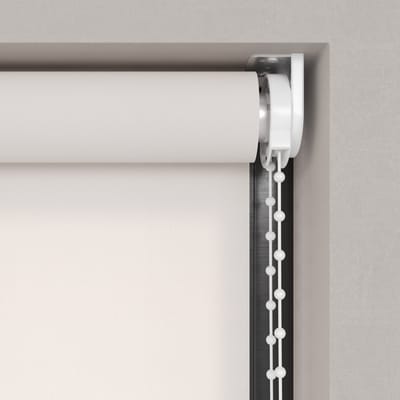 Dutchblinds Rolgordijn - lichtdoorlatend - Sneeuw Wit - 55x190cm - Raamdecoratie op maat