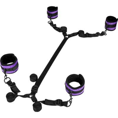 Rimba - Soft Bondage Onder het bed of matras soft bondage boeien set