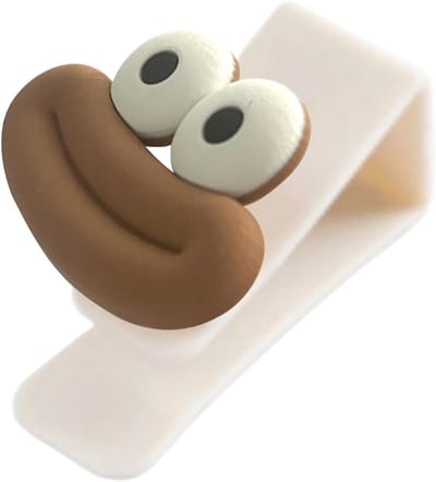 Vuilniszakhouder Clips - Prullenbak Clips - Afval Beheren - Antislip Robuust Ontwerp - 15 x 5 x 9 cm - Abrikoos