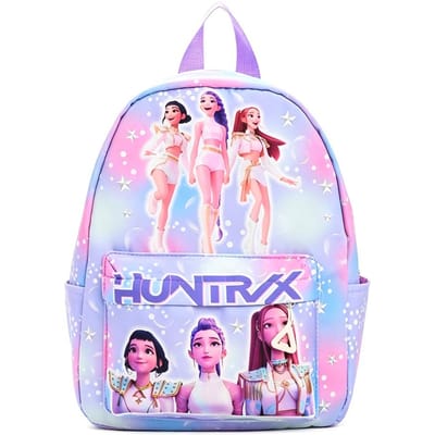 Sac à dos léger rose de 10 pouces K D H Rumi Mira Zoey HUNTR/X Saja Sac d'école pour garçons et filles Maternelle Moch