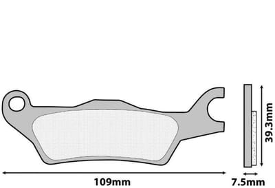 Plaquette de frein Newfren pour Scooter Aprilia 50 SR Motard 2T Après 2018 Neuf