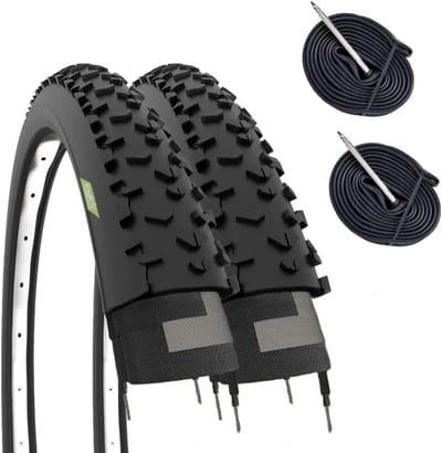MTB Banden - Banden Set - Mountainbiken - Inclusief Binnenbanden - 27.5 x 2.25 - Zwart