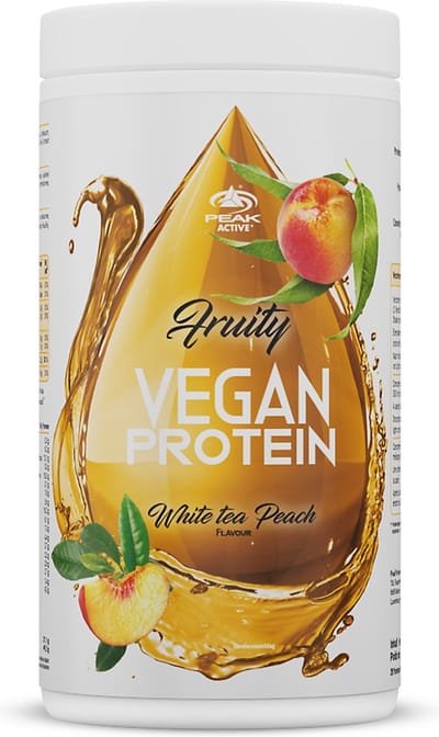 Peak Fruity Vegan Protein (400g) White Tea Peach - Eiwitten - Veganistisch eiwit