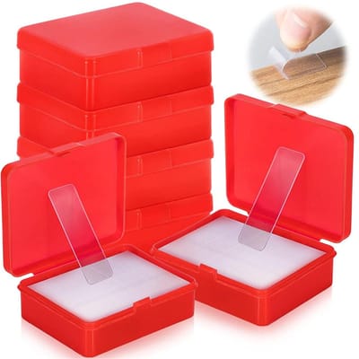 Transparante muurstickers Dubbelzijdige tape Zelfklevende niet-markeringstape Waterdicht Nano Clear Face Tape Home Supply 2box 120pcs transparant