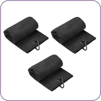Jobber Sports - 3x golf handdoek - Sneldrogend Microfiber Golfhanddoek